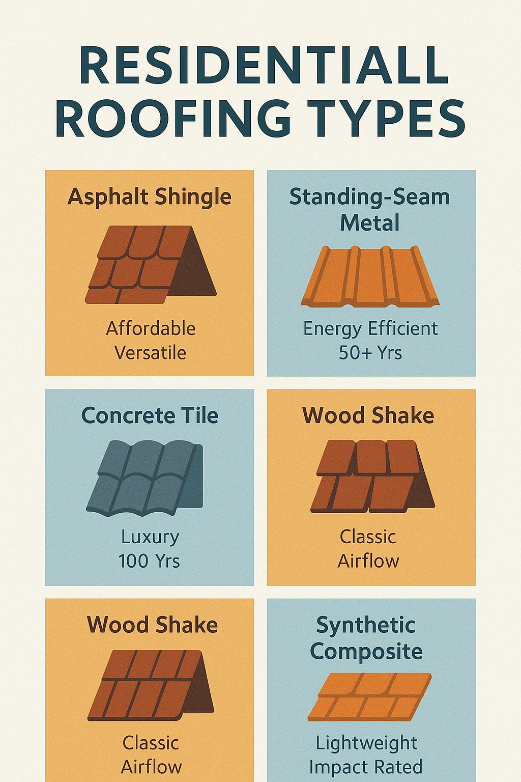 Roofing West Jordan Residential Shingle Types