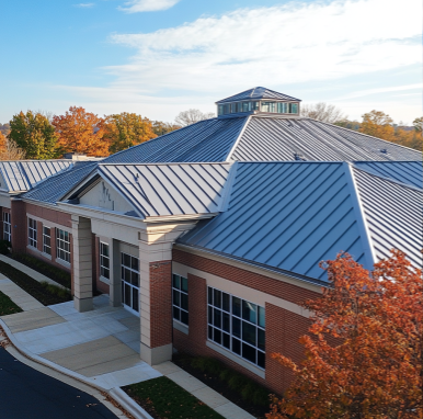 brand new comercial roof in saratoga springs