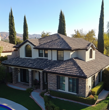 brand new residential roof woodland hills