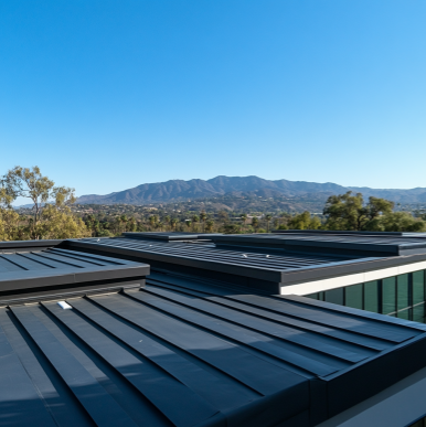 brand new comercial roof woodland hills