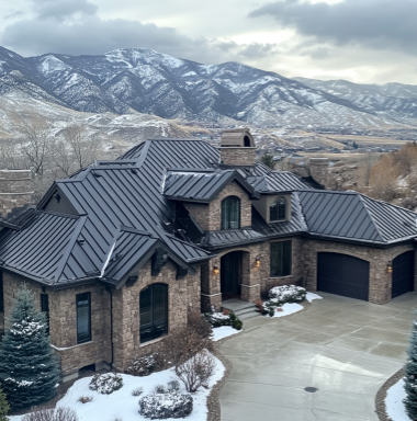brand new residential roof hideout