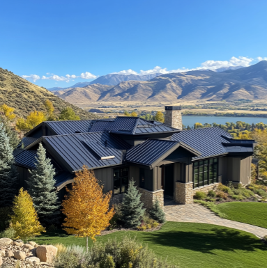 brand new residential roof wallsburg