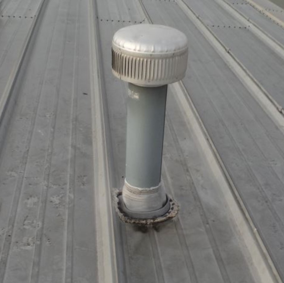 damaged flashing