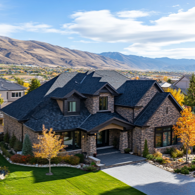 brand new roof made of the best materials