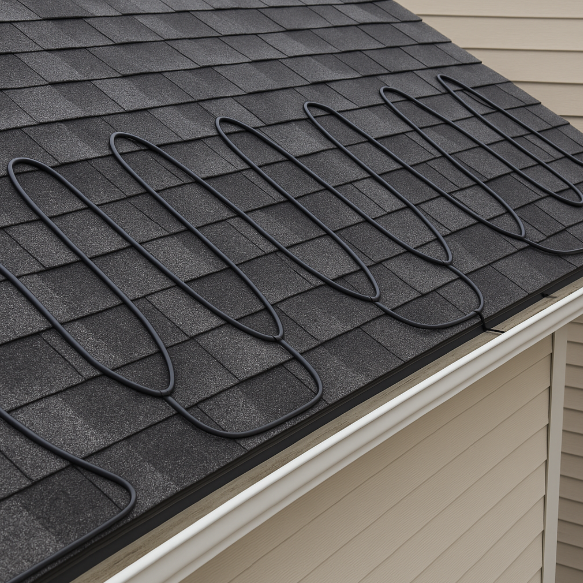 heat cables on a roof