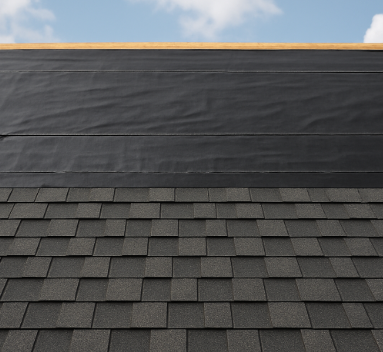roof during istallation