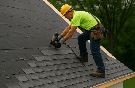 roof installation picture for what to expect page
